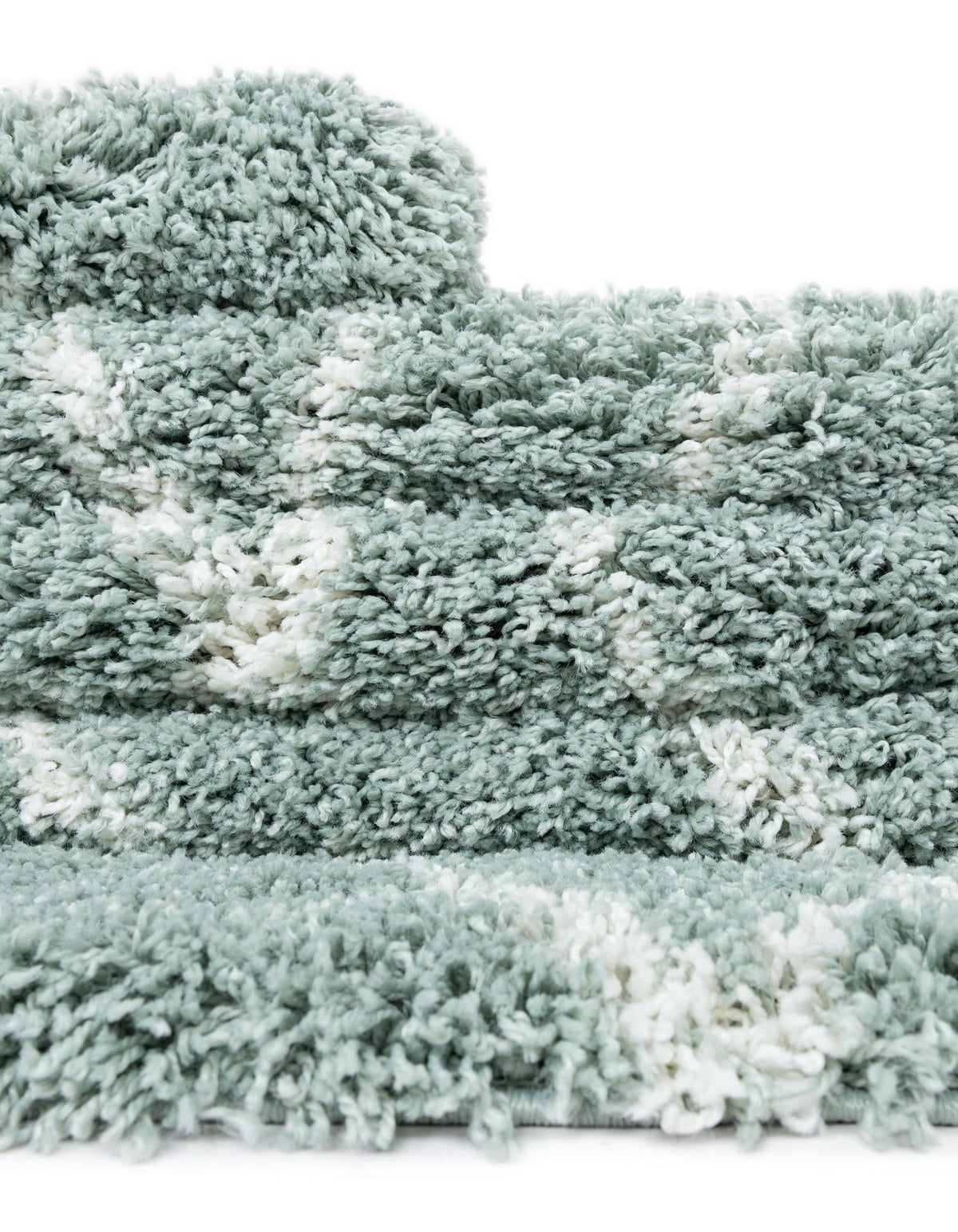 Cozy Haven Shag Collection Area Rug - Serenity (Sage Green) Rectangle Sage Green  lifestyle 15