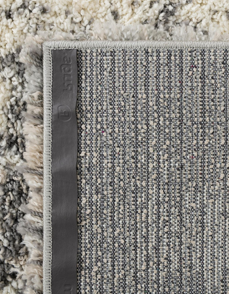 Cozy Haven Shag Collection Area Rug -  Tranquility (Pebble Gray) Square Pebble Gray  lifestyle 44
