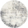 Cozy Haven Shag Collection Area Rug -  Tranquility (Pebble Gray) Round Pebble Gray  lifestyle 20