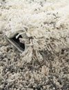 Cozy Haven Shag Collection Area Rug -  Tranquility (Pebble Gray) Round Pebble Gray  lifestyle 39