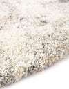 Cozy Haven Shag Collection Area Rug -  Tranquility (Pebble Gray) Round Pebble Gray  lifestyle 40
