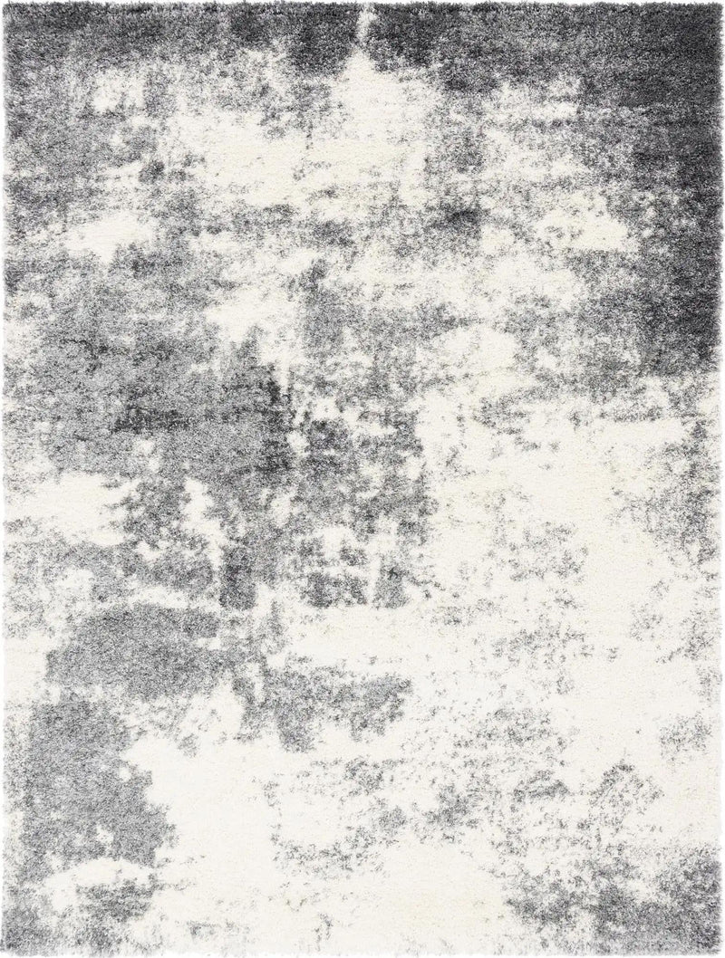 Cozy Haven Shag Collection Area Rug -  Tranquility (Smoke Gray) Rectangle Smoke Gray Main