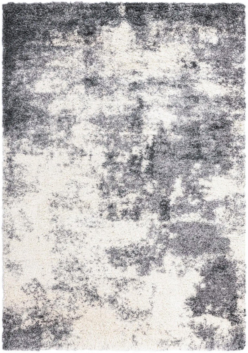 Cozy Haven Shag Collection Area Rug -  Tranquility (Smoke Gray) Rectangle Smoke Gray  lifestyle 3