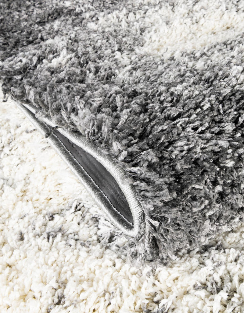 Cozy Haven Shag Collection Area Rug -  Tranquility (Smoke Gray) Rectangle Smoke Gray  lifestyle 6