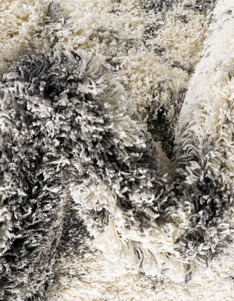 Cozy Haven Shag Collection Area Rug -  Tranquility (Smoke Gray) Rectangle Smoke Gray  lifestyle 8