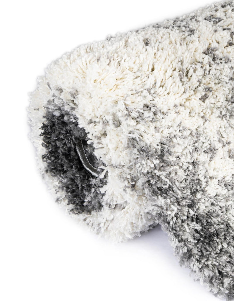 Cozy Haven Shag Collection Area Rug -  Tranquility (Smoke Gray) Rectangle Smoke Gray  lifestyle 12