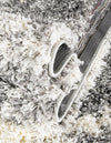 Cozy Haven Shag Collection Area Rug -  Tranquility (Smoke Gray) Rectangle Smoke Gray  lifestyle 13