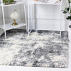 Cozy Haven Shag Collection Area Rug -  Tranquility (Smoke Gray) Square Smoke Gray  lifestyle 21