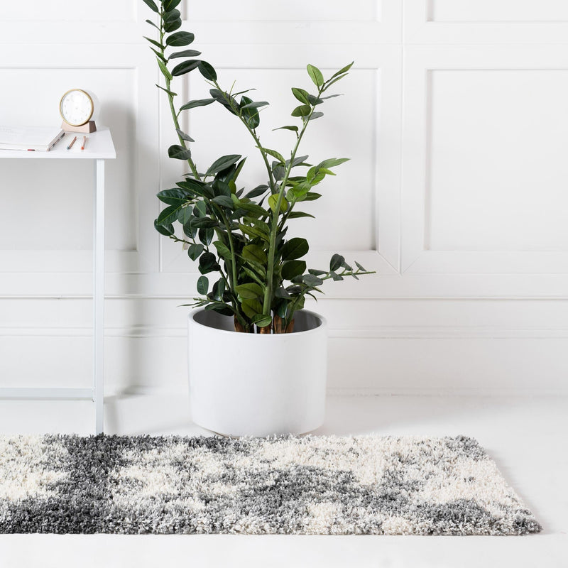 Cozy Haven Shag Collection Area Rug -  Tranquility (Smoke Gray) Runner Smoke Gray  lifestyle 35
