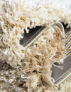 Cozy Haven Shag Collection Area Rug -  Tranquility (Khaki) Round Khaki  lifestyle 35