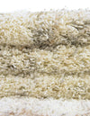 Cozy Haven Shag Collection Area Rug -  Tranquility (Khaki) Round Khaki  lifestyle 36