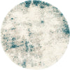 Cozy Haven Shag Collection Area Rug -  Tranquility (Sage Green) Round Sage Green  lifestyle 20