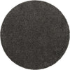Plush Oasis Collection Area Rug - Serenity (Graphite Gray) Round Graphite Gray  lifestyle 19