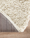 Plush Oasis Collection Area Rug - Serenity (Pure Ivory) Oval Pure Ivory  lifestyle 27