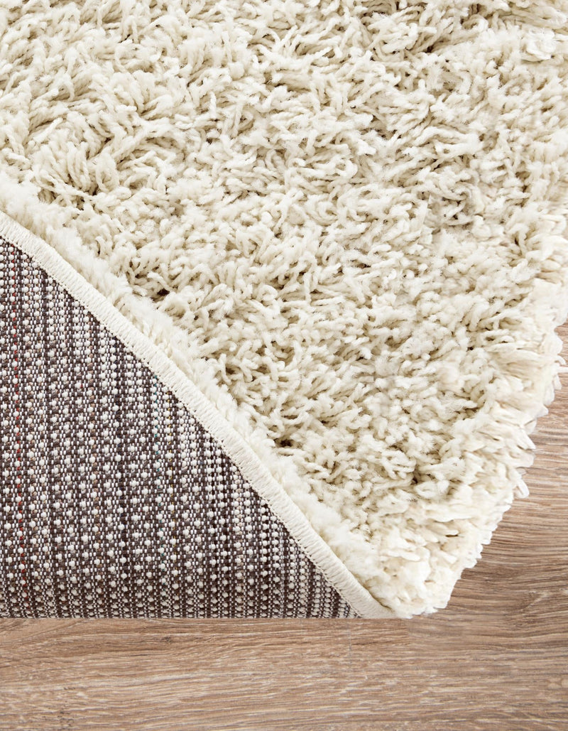 Plush Oasis Collection Area Rug - Serenity (Pure Ivory) Oval Pure Ivory  lifestyle 27
