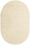 Plush Oasis Collection Area Rug - Serenity (Pure Ivory) Oval Pure Ivory  lifestyle 18