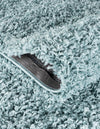 Plush Oasis Collection Area Rug - Serenity (Light Slate Blue) Oval Light Slate Blue  lifestyle 17