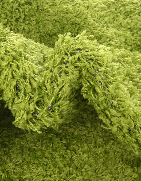 Plush Oasis Collection Area Rug - Serenity (Grass Green) Oval Grass Green  lifestyle 22