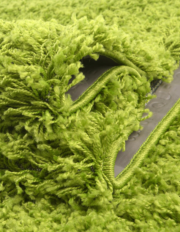 Plush Oasis Collection Area Rug - Serenity (Grass Green) Oval Grass Green  lifestyle 39