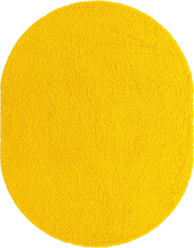 Plush Oasis Collection Area Rug - Serenity (Tuscan Sun Yellow) Oval Tuscan Sun Yellow  lifestyle 20