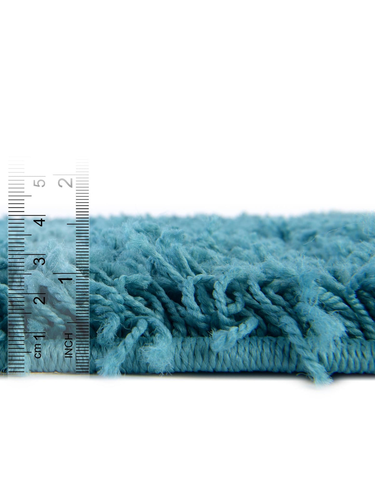 Plush Oasis Collection Area Rug - Serenity (Deep Aqua Blue) Oval Deep Aqua Blue  lifestyle 9