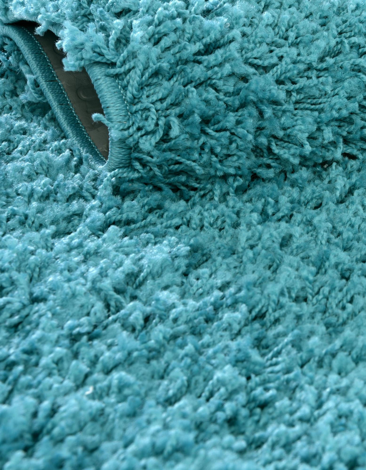 Plush Oasis Collection Area Rug - Serenity (Deep Aqua Blue) Oval Deep Aqua Blue  lifestyle 13