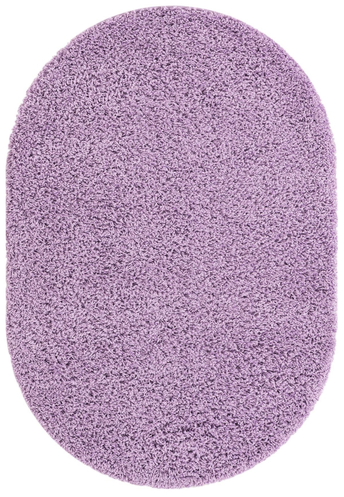 Plush Oasis Collection Area Rug - Serenity (Lilac) Oval Lilac Main