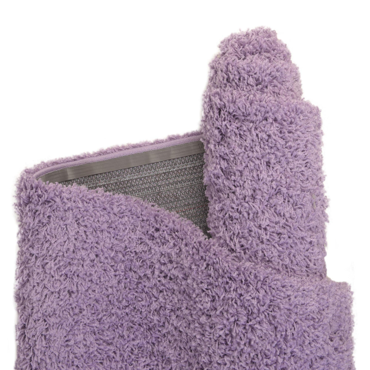 Plush Oasis Collection Area Rug - Serenity (Lilac) Oval Lilac  lifestyle 29