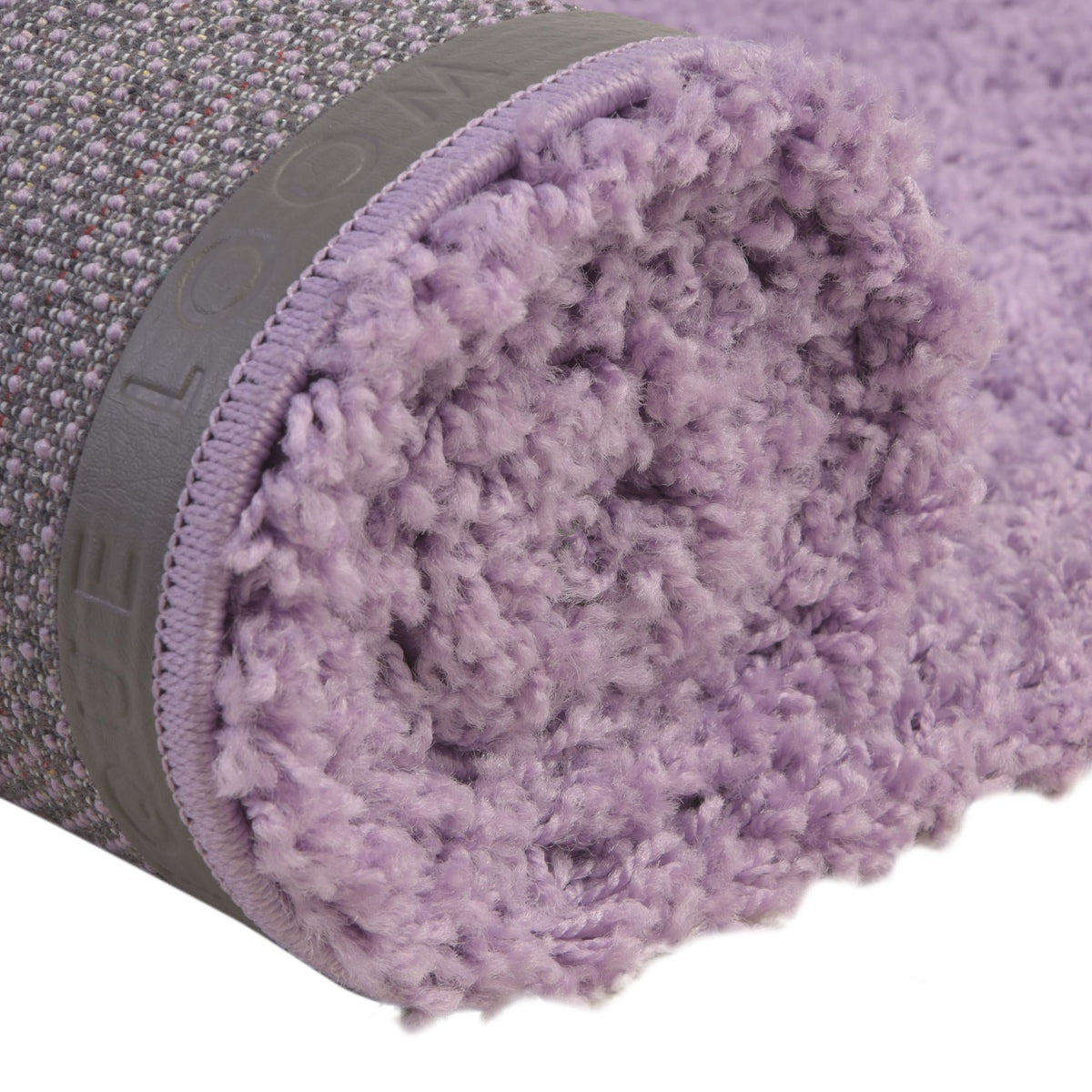 Plush Oasis Collection Area Rug - Serenity (Lilac) Oval Lilac  lifestyle 30