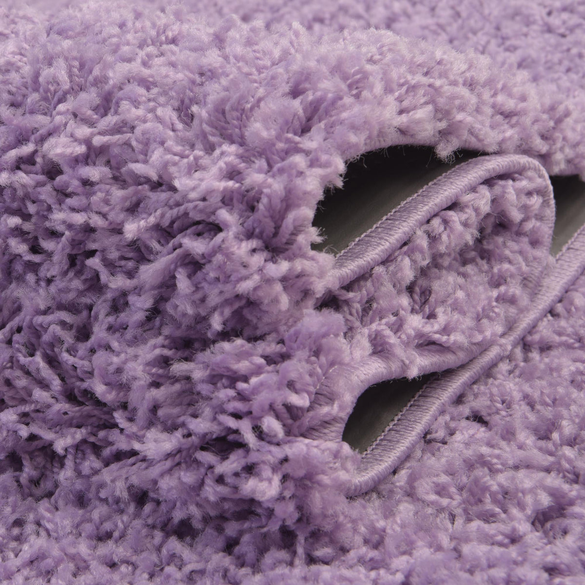 Plush Oasis Collection Area Rug - Serenity (Lilac) Oval Lilac  lifestyle 31