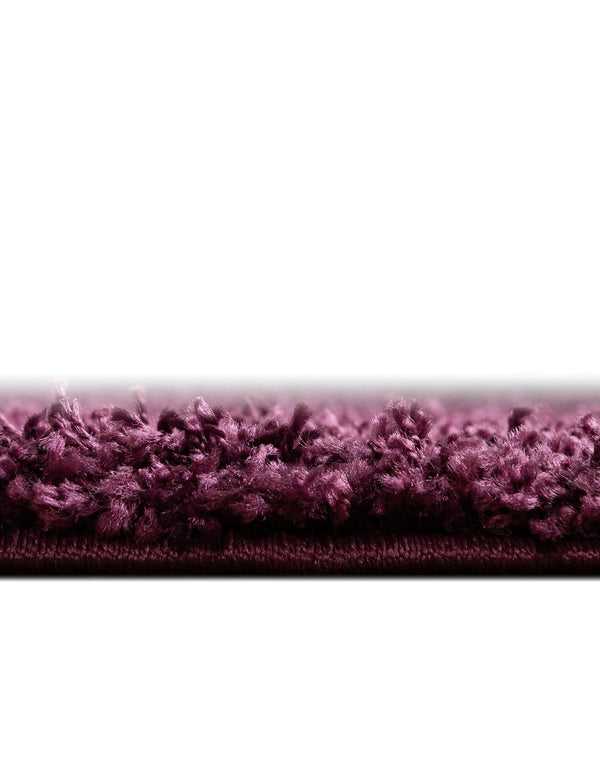 Plush Oasis Collection Area Rug - Serenity (Eggplant Purple) Oval Eggplant Purple  lifestyle 9