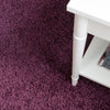 Plush Oasis Collection Area Rug - Serenity (Eggplant Purple) Oval Eggplant Purple  lifestyle 44