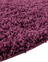 Plush Oasis Collection Area Rug - Serenity (Eggplant Purple) Oval Eggplant Purple  lifestyle 48