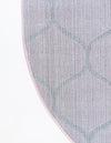 Lattice Garden Collection Area Rug -  Pergolatown (Light Pink) Oval Light Pink  lifestyle 24