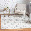 Lattice Garden Collection Area Rug -  Pergolatown (Ivory) Square Ivory  lifestyle 0