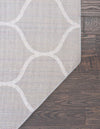 Lattice Garden Collection Area Rug -  Pergolatown (Light Gray) Octagon Light Gray  lifestyle 9