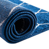 Lattice Garden Collection Area Rug - Arborville (Navy Blue) Octagon Navy Blue  lifestyle 25