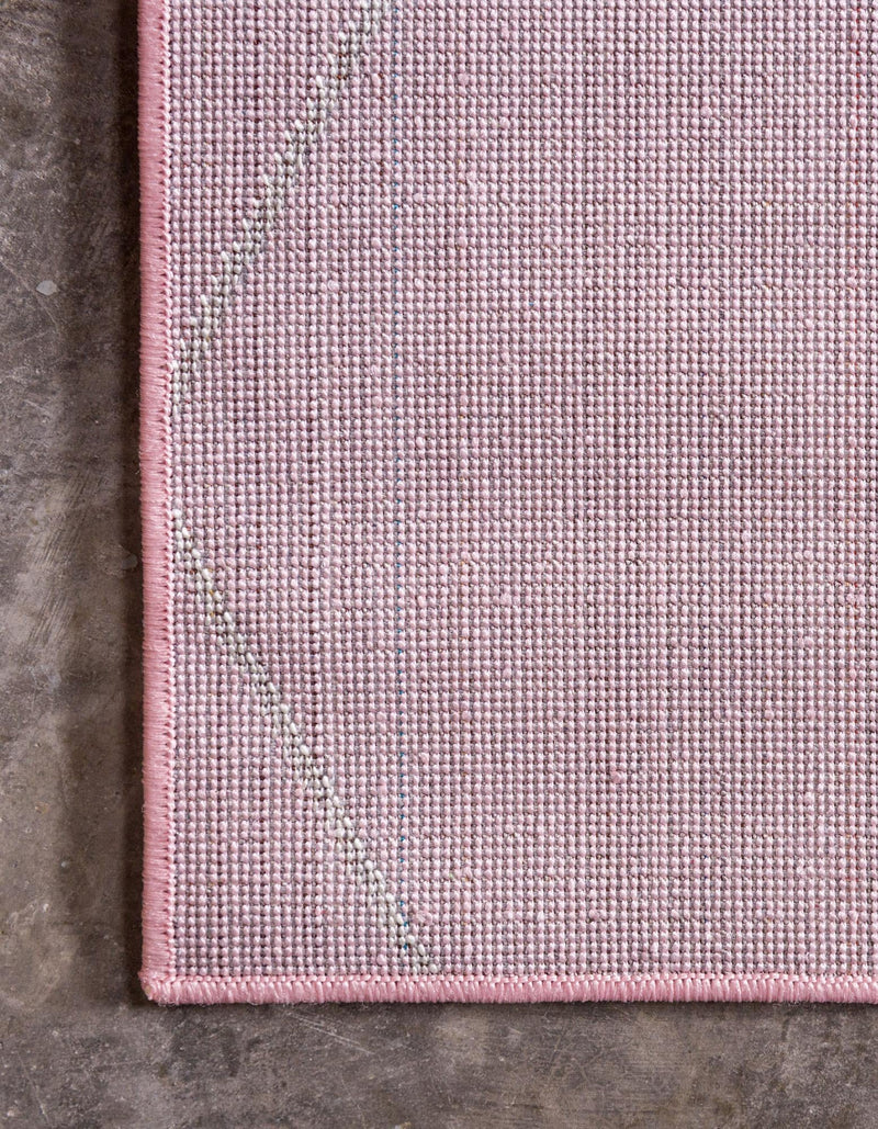 Lattice Garden Collection Area Rug - Arborville (Light Pink) Square Light Pink  lifestyle 31