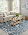 Urban Oasis Rugs Collection Area Rug -  Terrace (Blue) Rectangle Blue  lifestyle 3