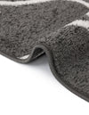 Lattice Garden Collection Area Rug -  Pergolatown (Dark Gray) Oval Dark Gray  lifestyle 22