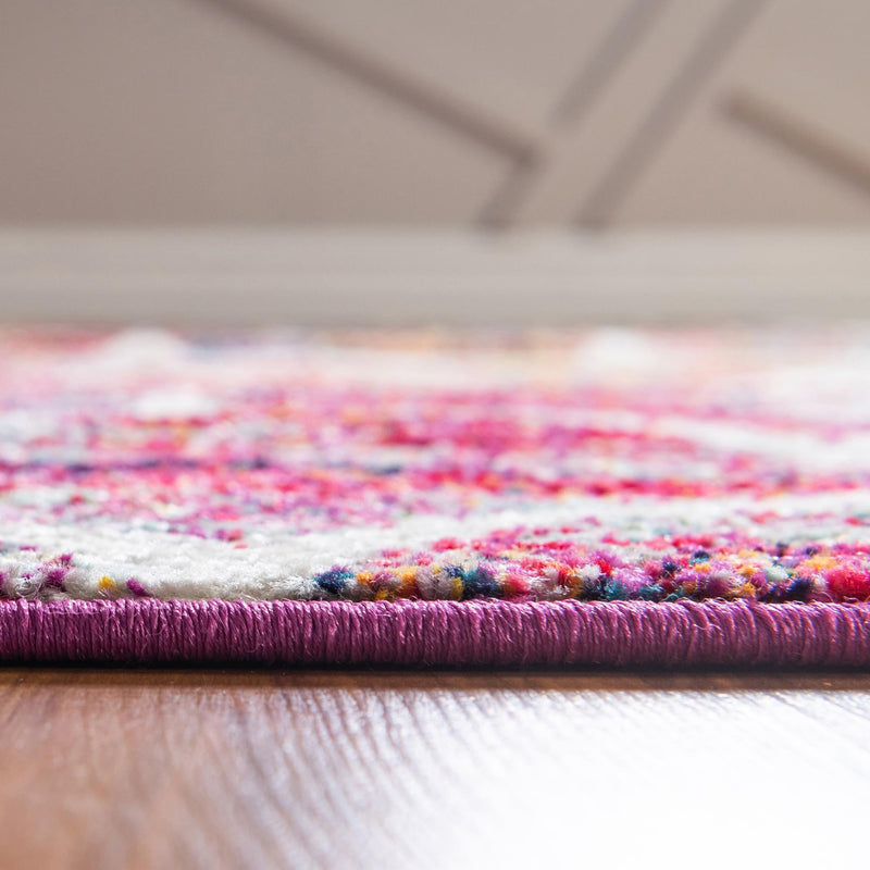 Lattice Garden Collection Area Rug -  Pergolatown (Multi) Rectangle Multi  lifestyle 30