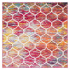 Lattice Garden Collection Area Rug -  Pergolatown (Multi) Square Multi Main