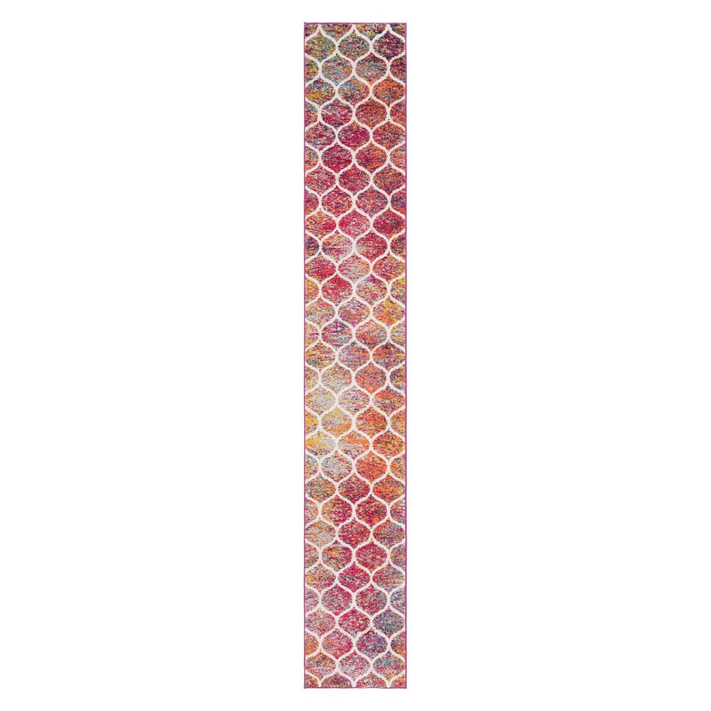 Lattice Garden Collection Area Rug -  Pergolatown (Multi) Runner Multi Main