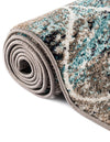 Lattice Garden Collection Area Rug -  Pergolatown (Blue Multi) Rectangle Blue Multi  lifestyle 13