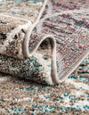 Lattice Garden Collection Area Rug -  Pergolatown (Blue Multi) Rectangle Blue Multi  lifestyle 14