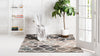 Lattice Garden Collection Area Rug -  Pergolatown (Blue Multi) Square Blue Multi  lifestyle 3