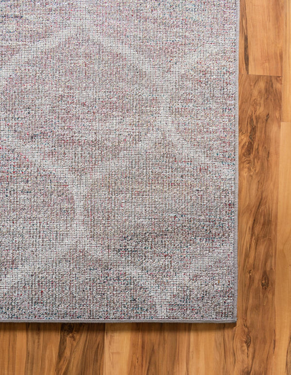 Lattice Garden Collection Area Rug -  Pergolatown (Blue Multi) Square Blue Multi  lifestyle 9