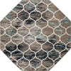 Lattice Garden Collection Area Rug -  Pergolatown (Blue Multi) Octagon Blue Multi Main