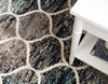 Lattice Garden Collection Area Rug -  Pergolatown (Blue Multi) Oval Blue Multi  lifestyle 5