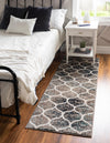 Lattice Garden Collection Area Rug -  Pergolatown (Blue Multi) Runner Blue Multi  lifestyle 0